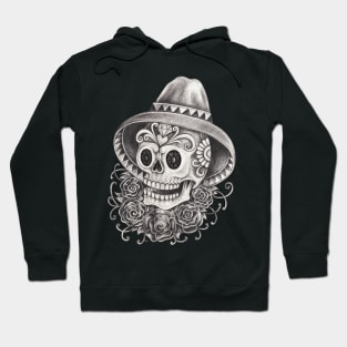 Sugar skull day of the dead. Hoodie